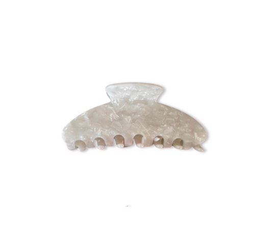 White Marble Boobie Clip