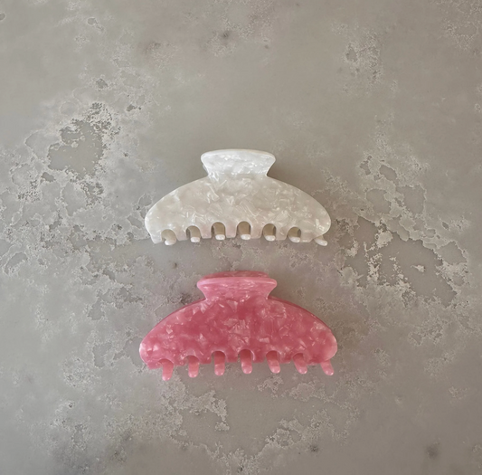 Pink Marble Boobie Clip